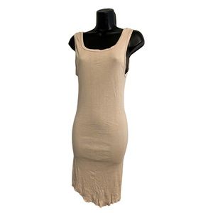 UO Out From Under Drop Back Cotton Slip Dress S